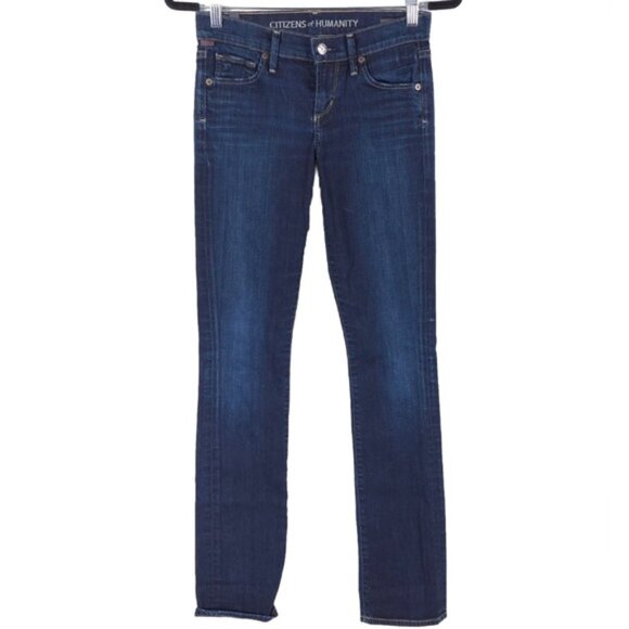 CITIZENS OF‎ HUMANITY USA🇺🇸MADE AVA Low Rise Straight Jeans 1278-243 Size 24 - Picture 1 of 13